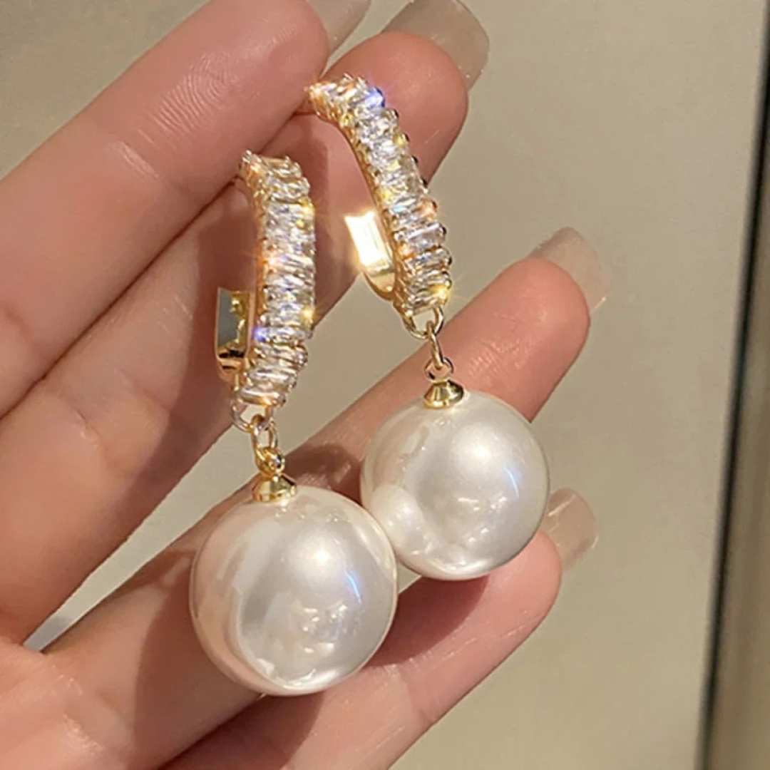 Chic Pearl and Zirconia Studs