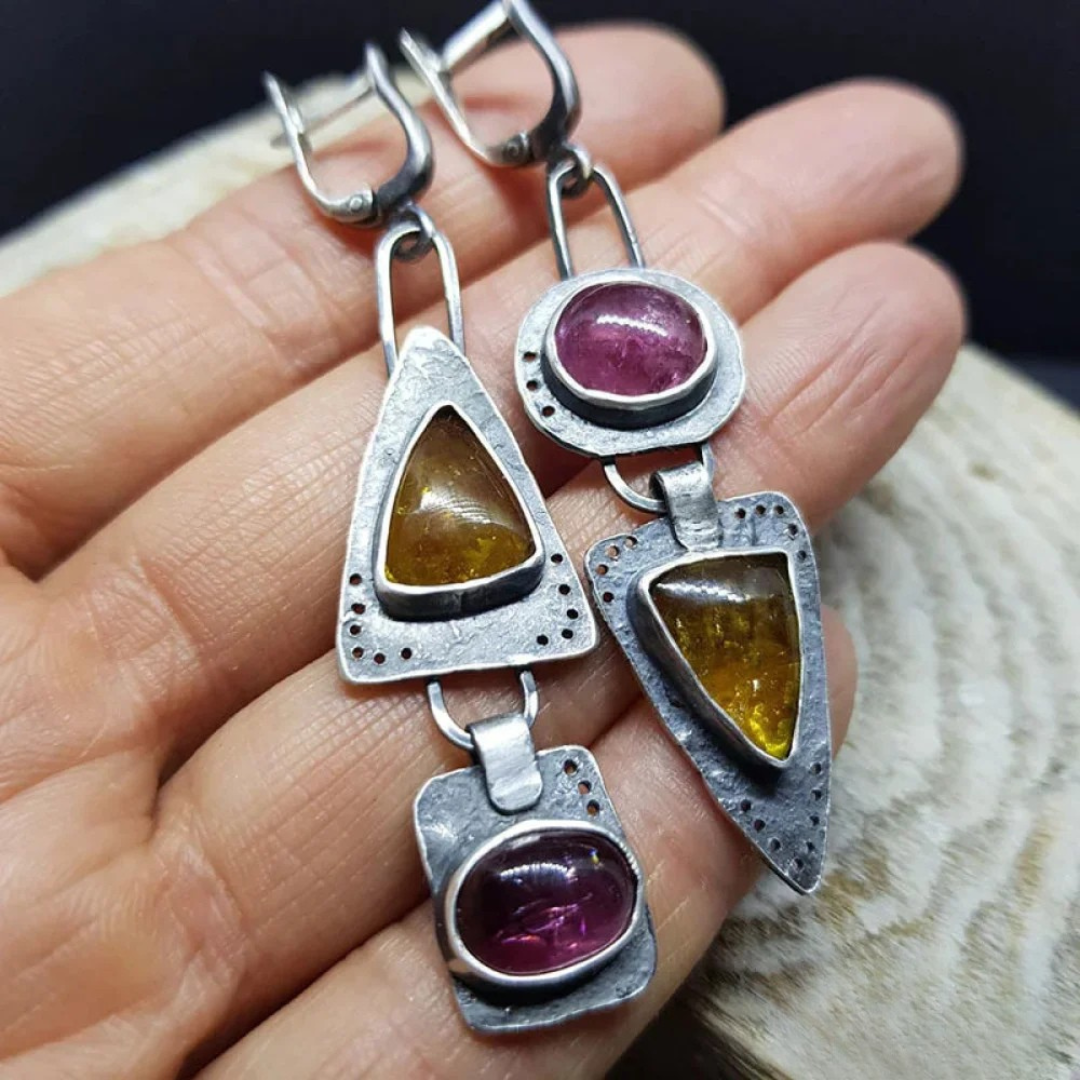 Vintage Triangle Shaped Earrings