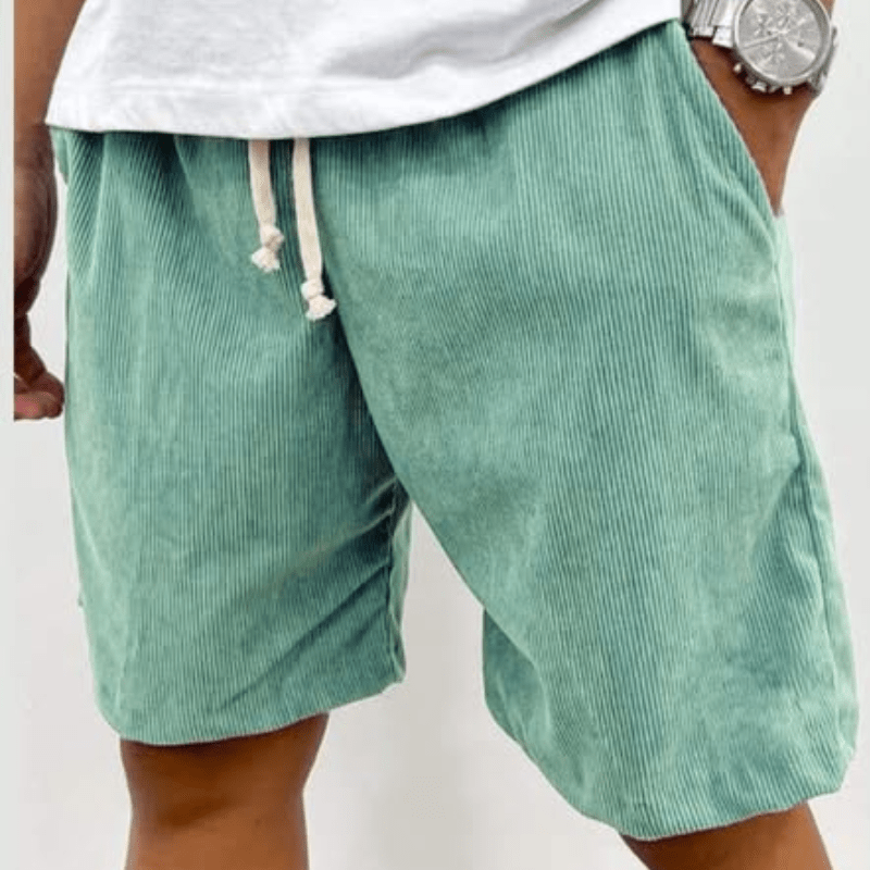 Men’s Corduroy Stretch Shorts – Stylish Ribbed Texture for Spring Wear