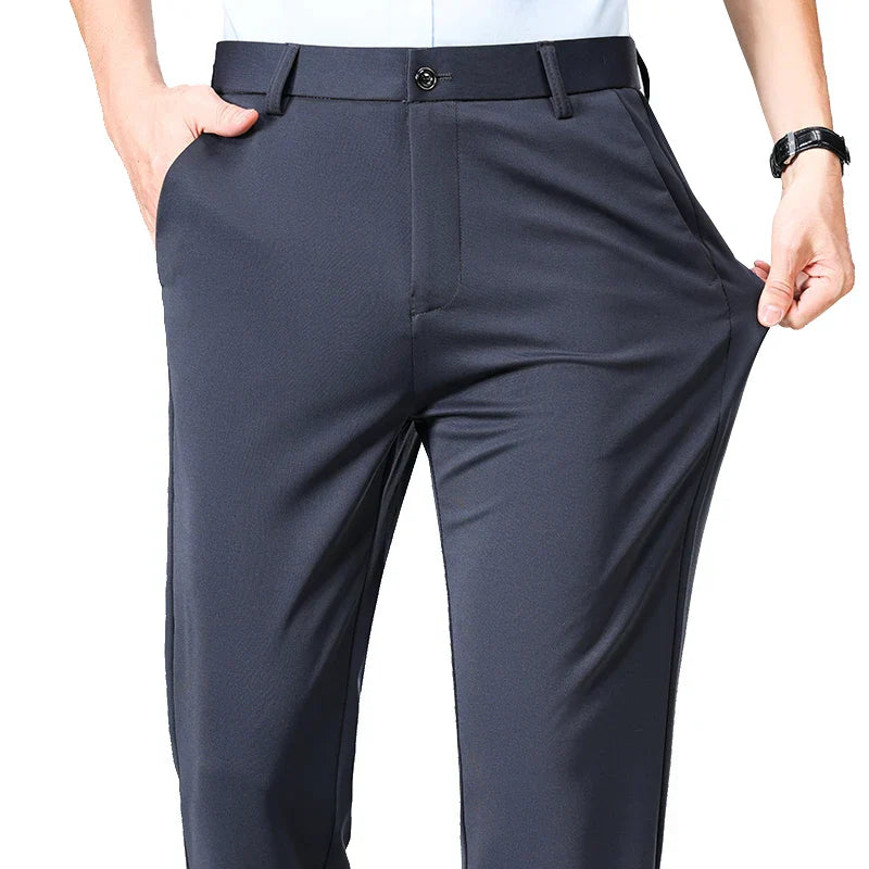Men’s Slim Fit Trousers - Sophisticated Office Attire