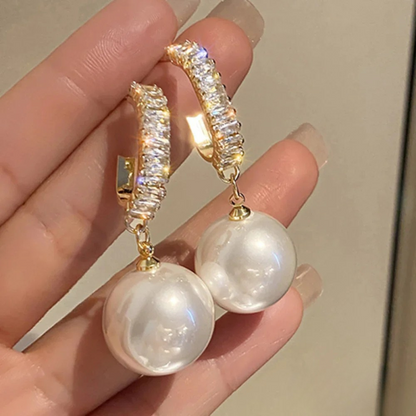 Chic Pearl and Zirconia Studs