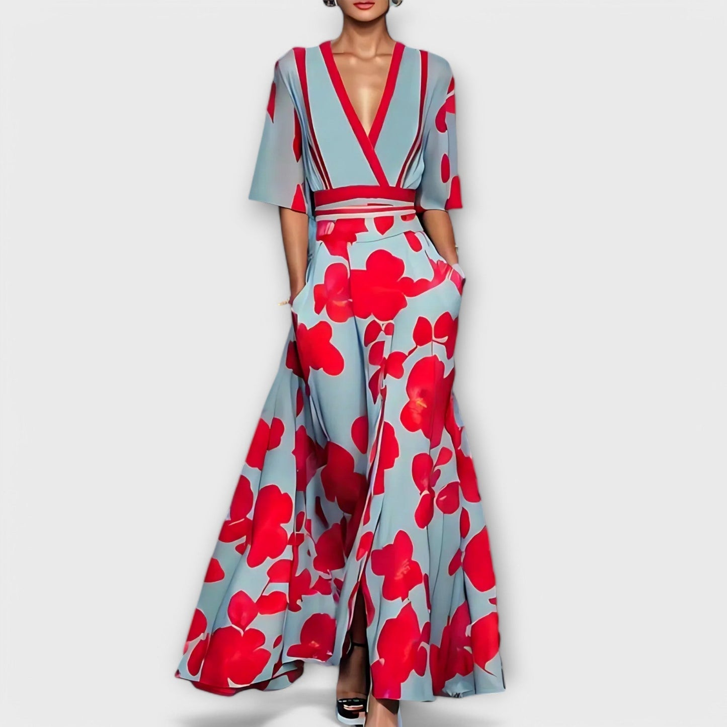 Chic Floral Sheath Dress for Any Occasion