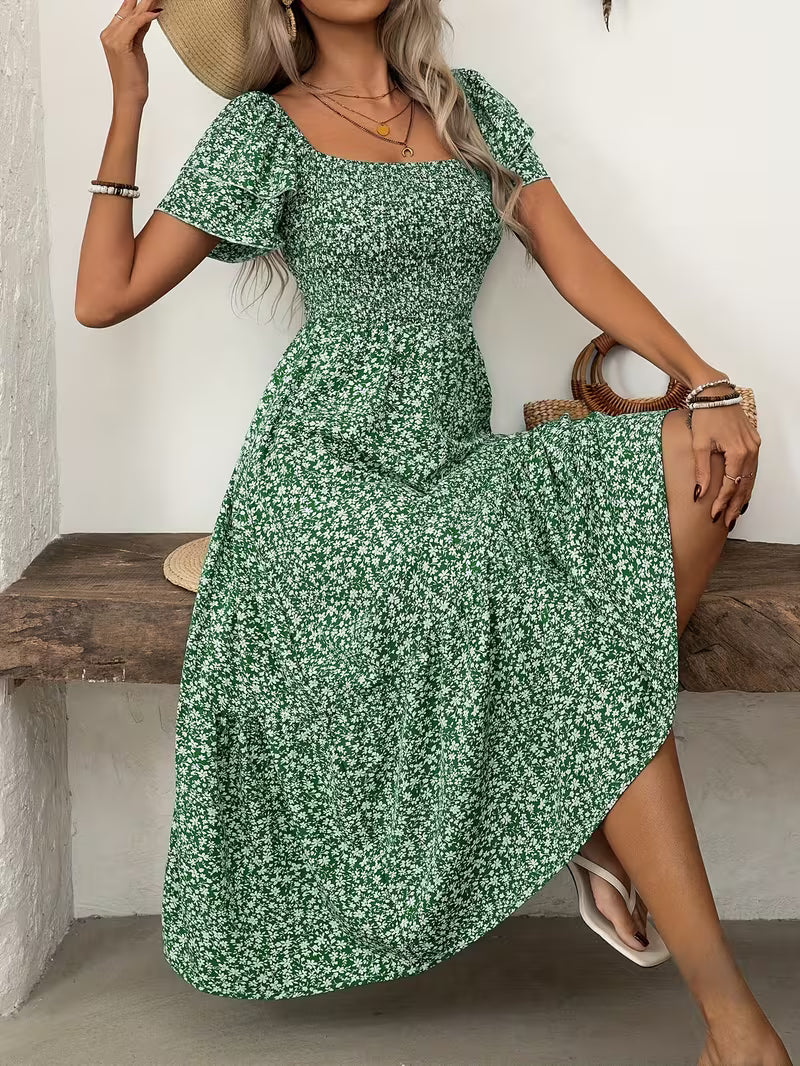 Bohemian Chic Dress for Festive Gatherings