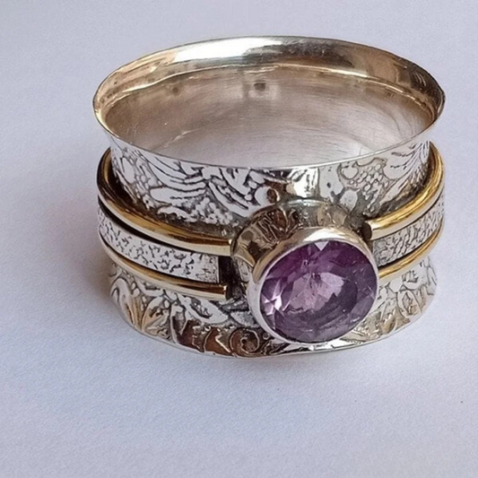 Bohemian Crystal Mindfulness Ring
