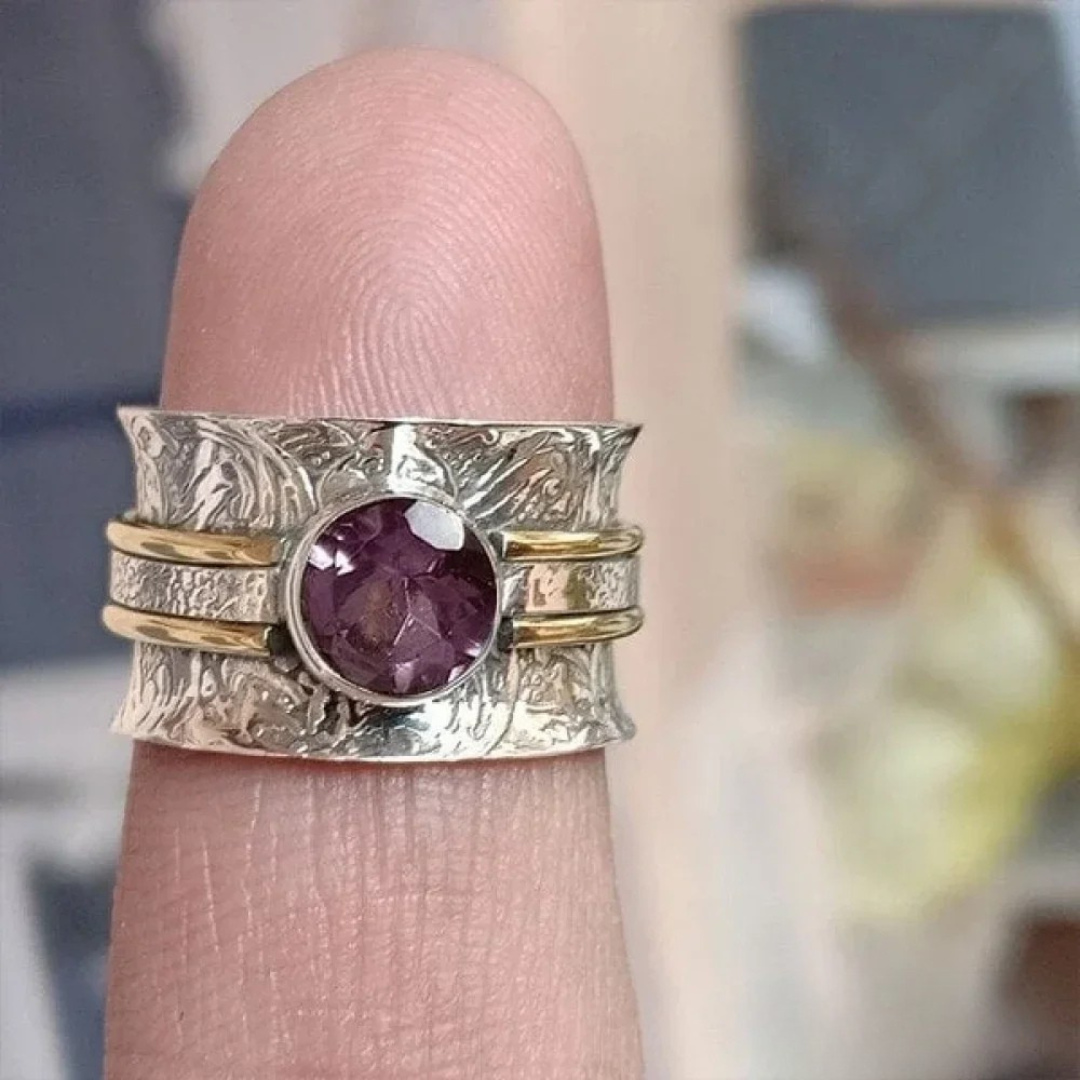 Bohemian Crystal Mindfulness Ring