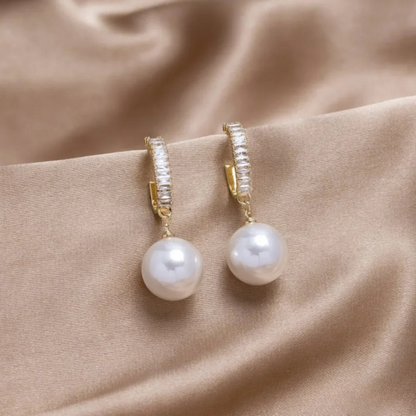 Chic Pearl and Zirconia Studs