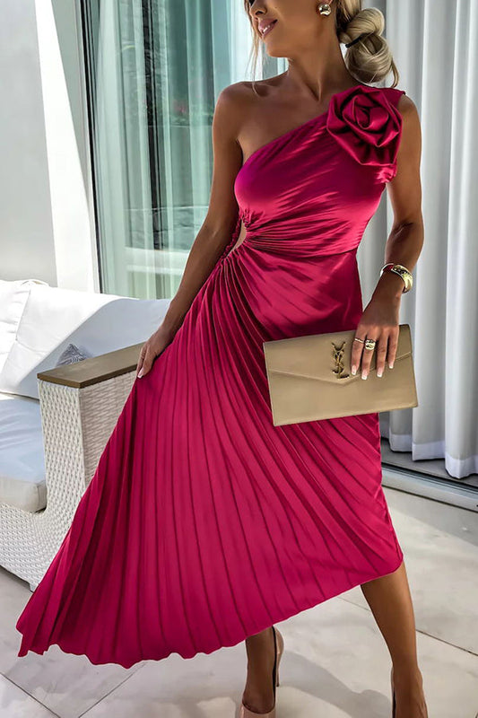 Wedding Guest Dress with Floral Design