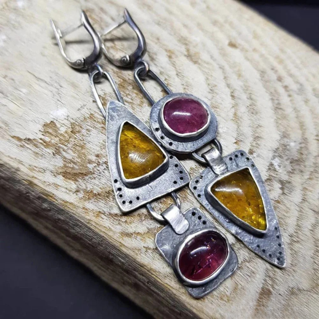 Vintage Triangle Shaped Earrings