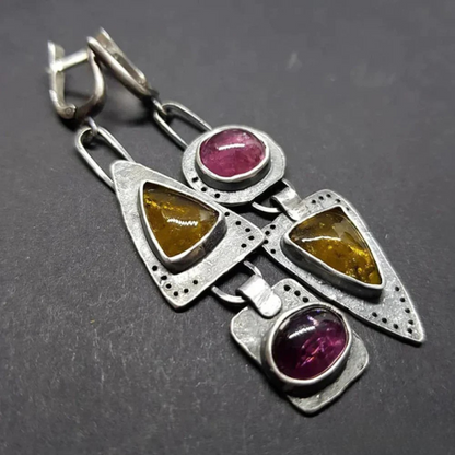 Vintage Triangle Shaped Earrings