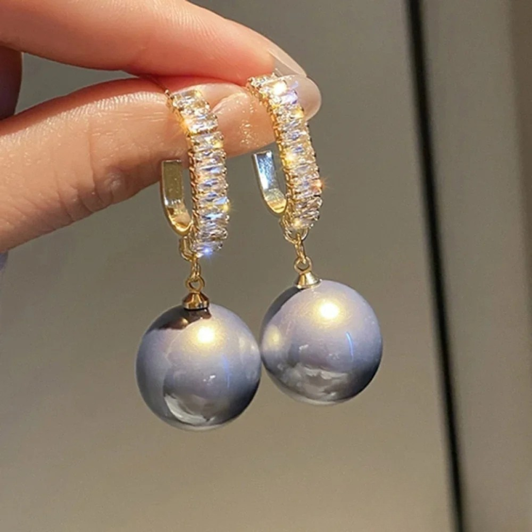 Chic Pearl and Zirconia Studs