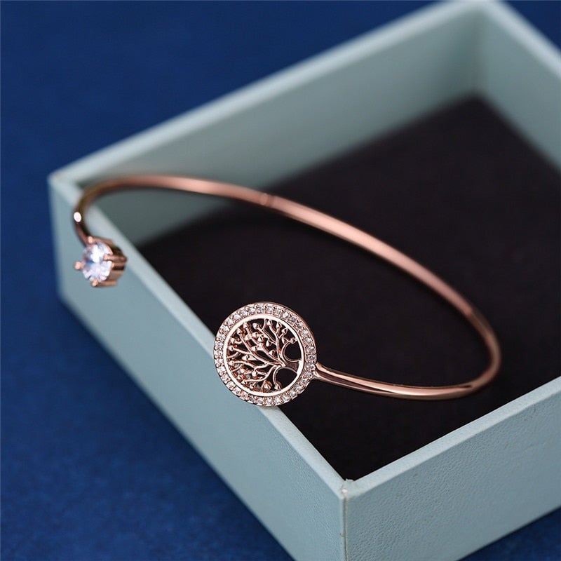 Adjustable Life Tree Bracelet