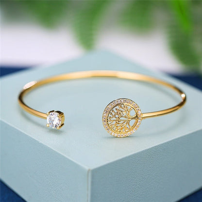 Adjustable Life Tree Bracelet