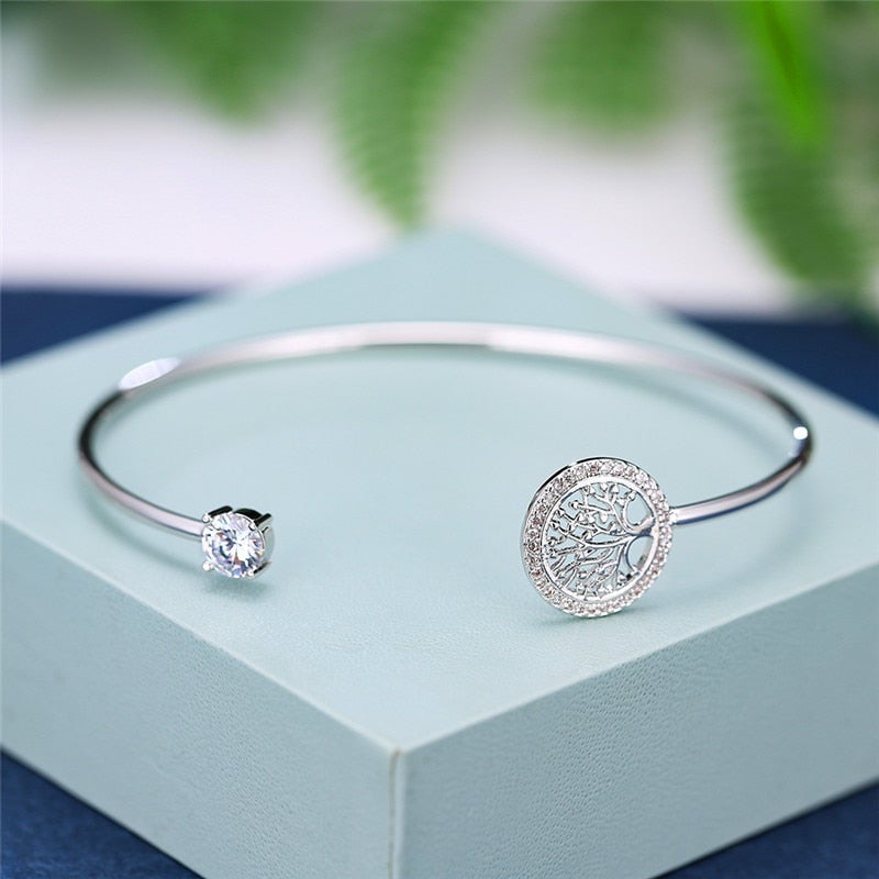 Adjustable Life Tree Bracelet