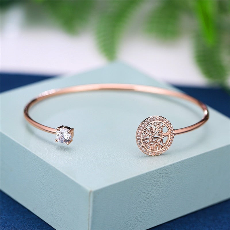 Adjustable Life Tree Bracelet