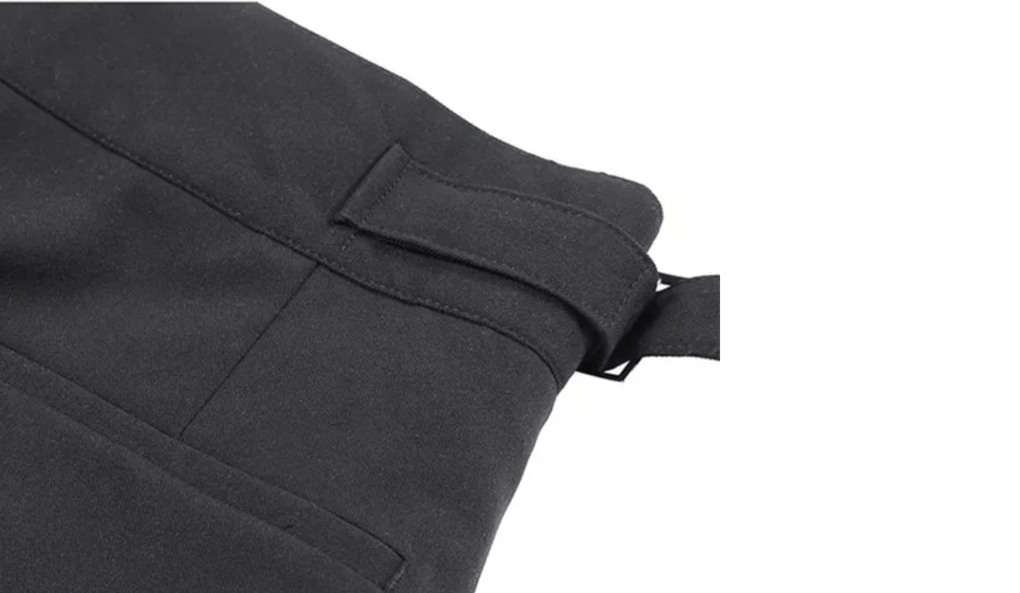 Men's Formal High-Waisted Pleated Trousers for Events