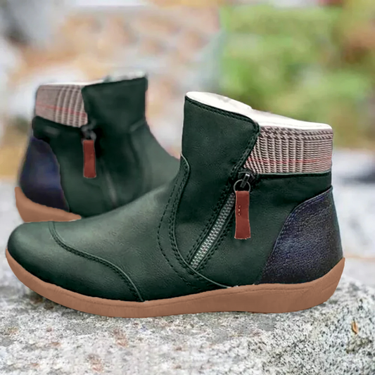Chic Faux Fur Ankle Boots for Stylish Outings
