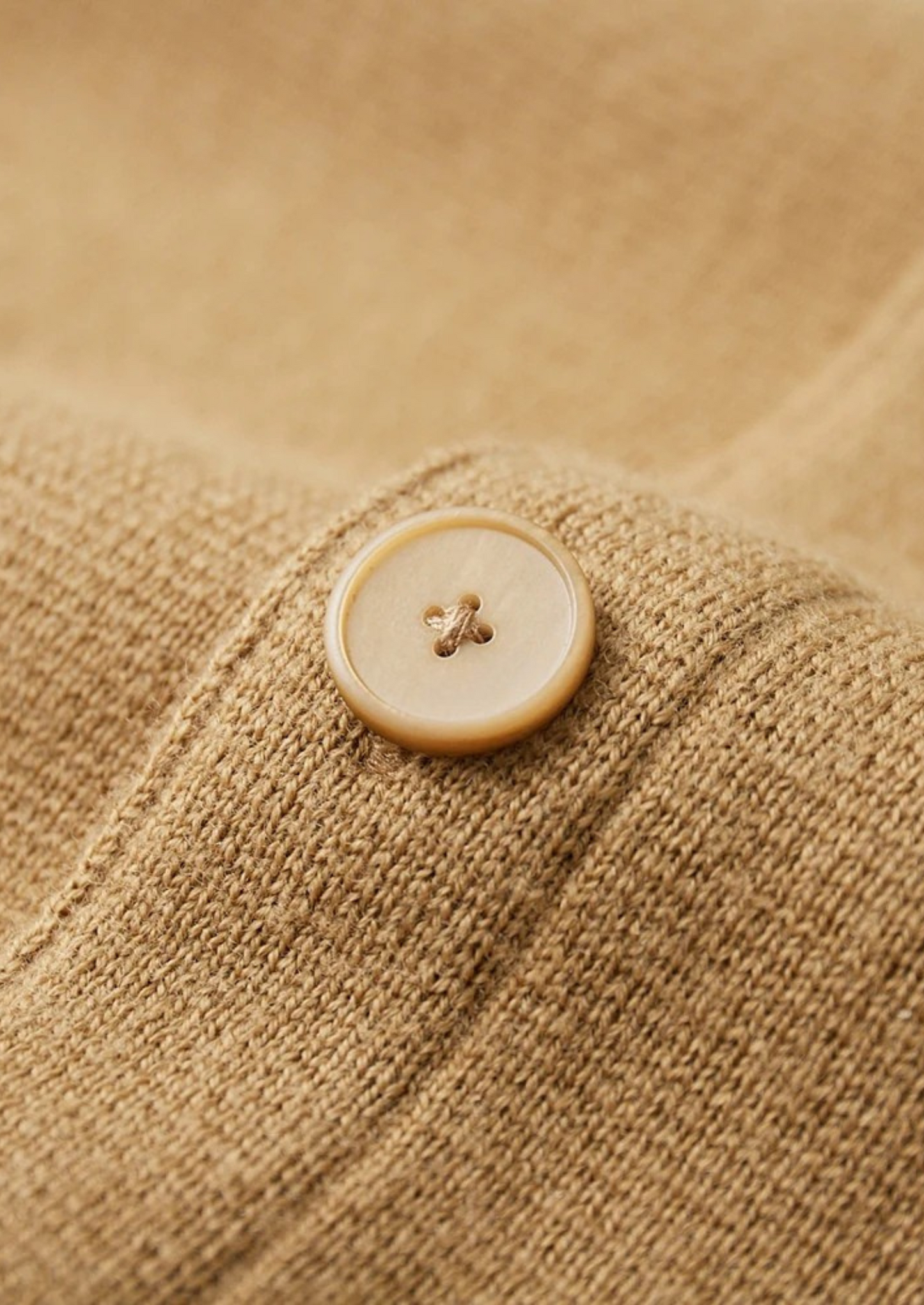 Men's Button-Up Cardigan with Patch Pockets for Stylish Layering