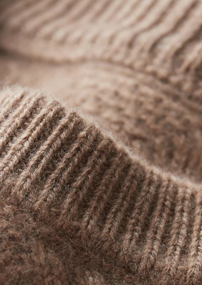 Men's Cable Knit Crew Neck Sweater - Cozy Winter Essential