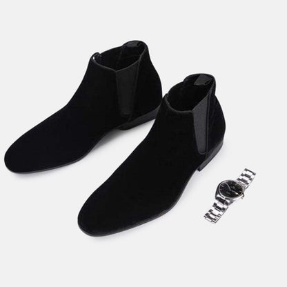 Men’s Beige Ankle Chelsea Boots for Stylish Occasions