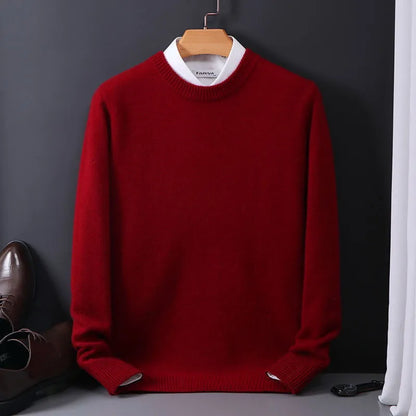 Men’s Classic Crew Neck Knit Sweater for Any Occasion