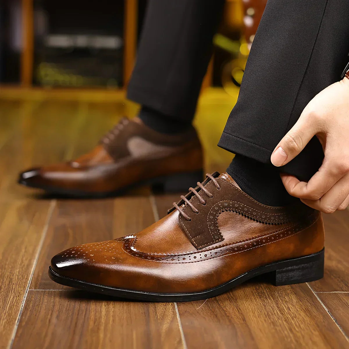 Men's Classic Dress Shoes – Stylish Formal Footwear for Any Occasion