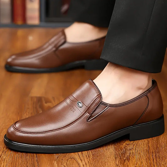 Men's Polished Penny Loafers for Formal Occasions