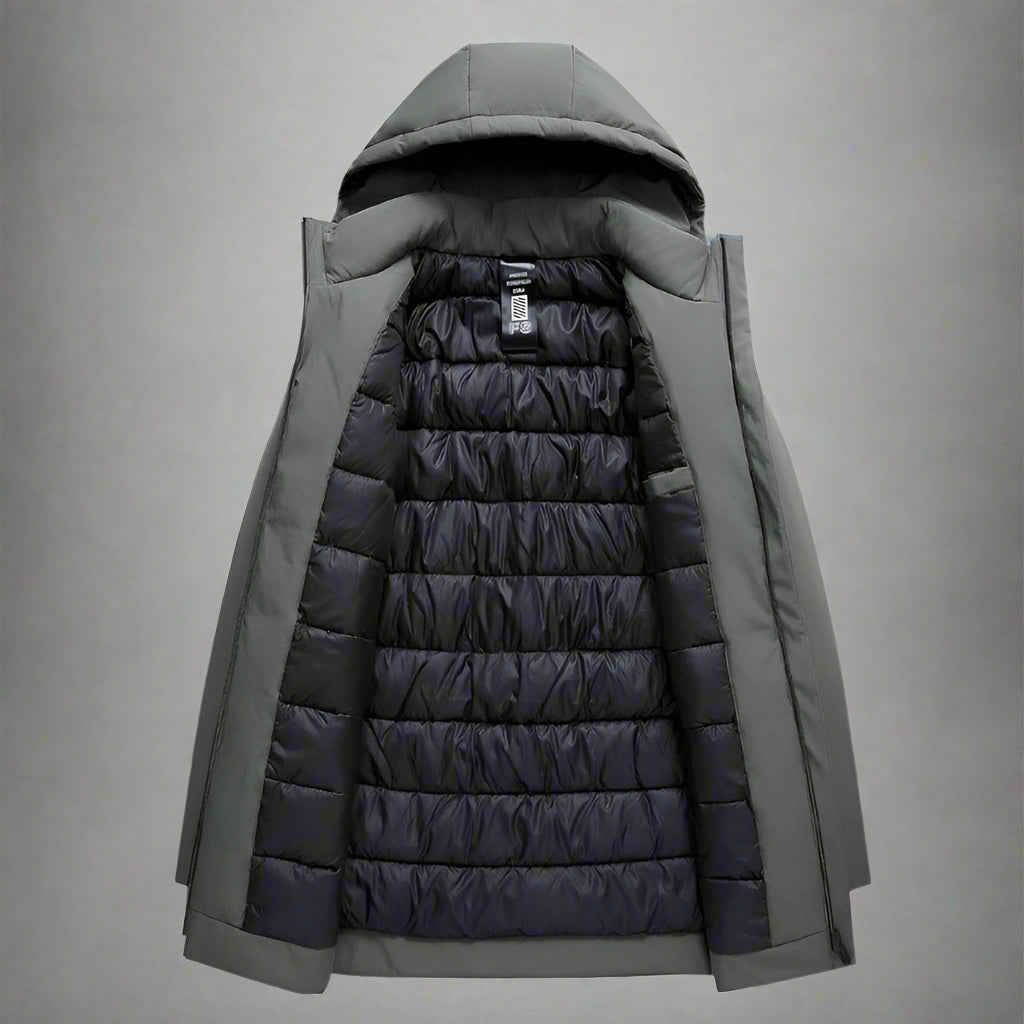 Men’s Hooded Winter Jacket - Stylish Insulated Outerwear