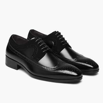 Men’s Wingtip Brogue Oxford Shoes for Formal Events