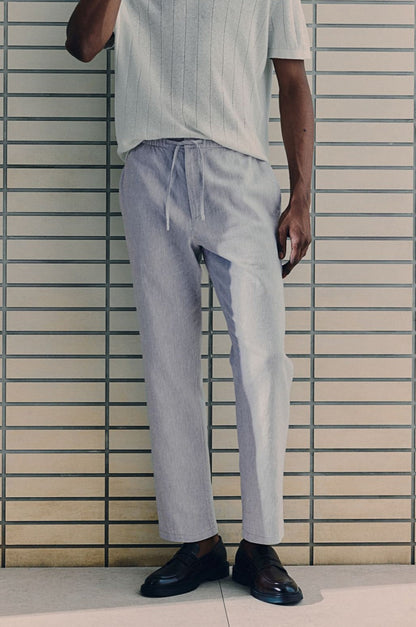 Men’s Drawstring Trousers for Smart Casual Wear