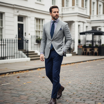 Men's Slim Fit Blazer for Smart-Casual Events