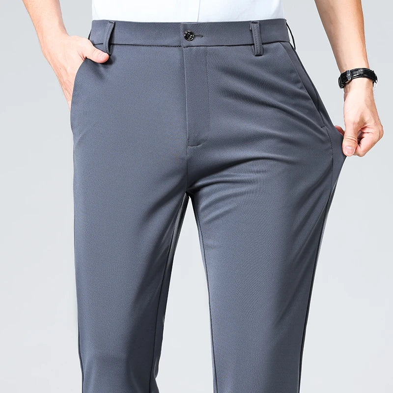 Men’s Slim Fit Trousers - Sophisticated Office Attire