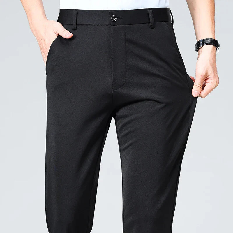 Men’s Slim Fit Trousers - Sophisticated Office Attire