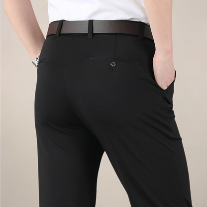 Men's Slim Fit Stretch Waist Dress Pants for Work