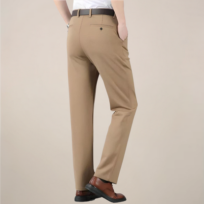 Men's Slim Fit Stretch Waist Dress Pants for Work