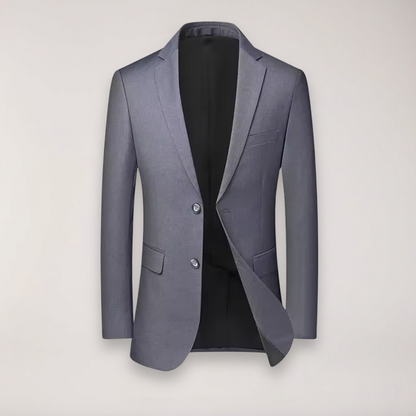 Men's Three-Piece Formal Suit - Classic Blazer, Waistcoat, and Trousers for Weddings and Events