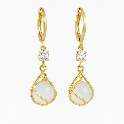 Vintage Opal Dangle Earrings