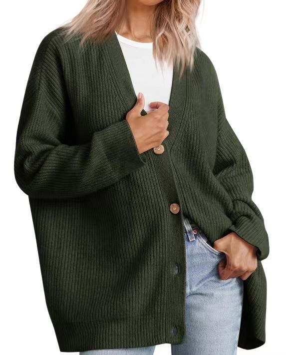 Anna - Cozy Striped Knit Cardigan for Everyday Wear