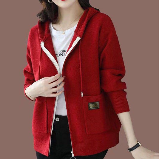 Aria - Cozy Wool Zip-Up Hoodie for Everyday Wear