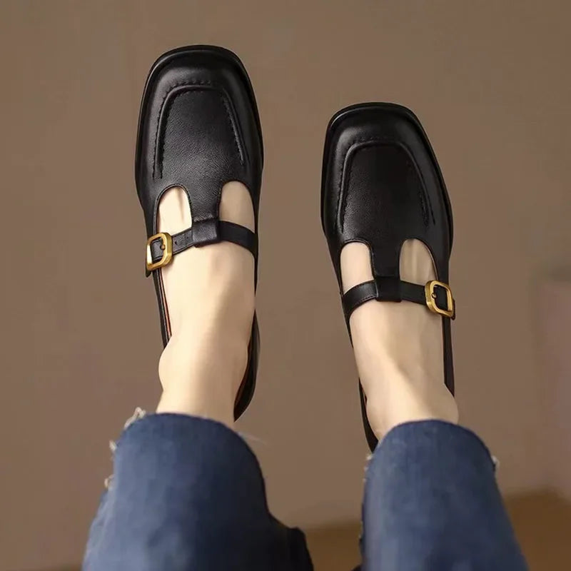 Ysolenne T-Strap Sandals for Stylish Summer Wear