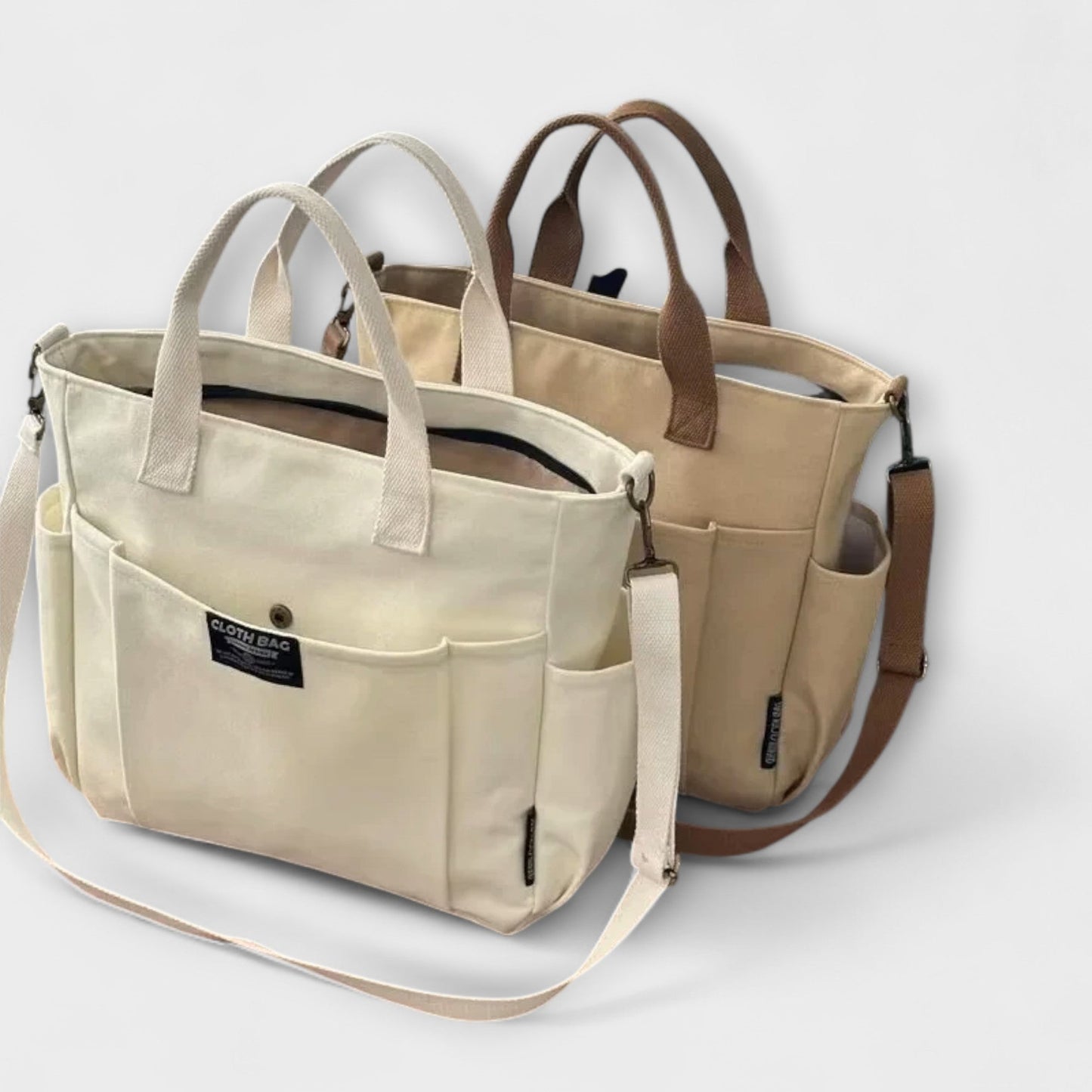 Olivia - Chic Canvas Tote for Every Occasion