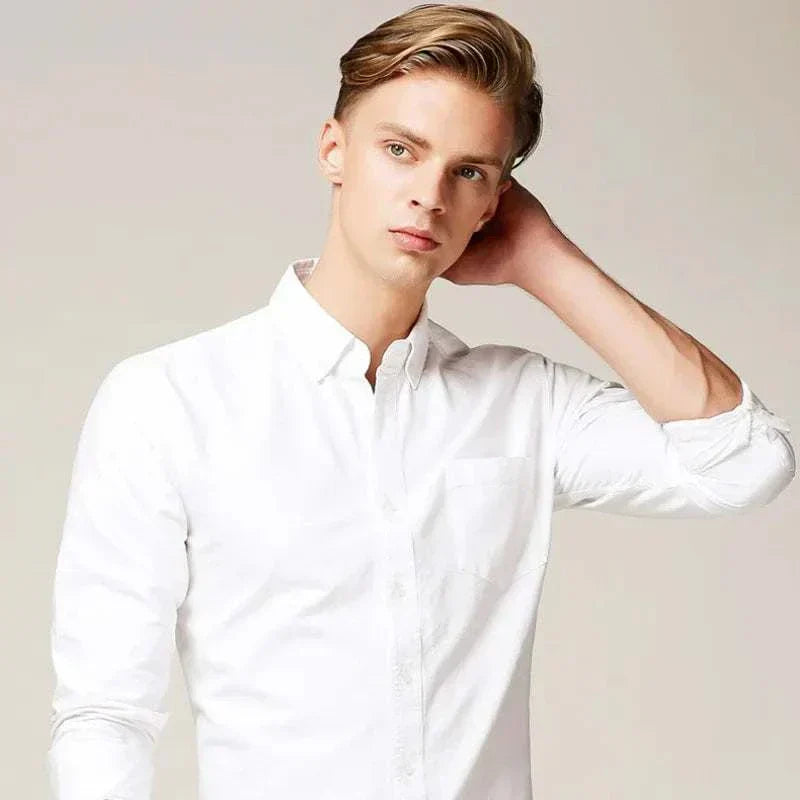 Chic Slim Fit Long Sleeve Shirt for Stylish Events
