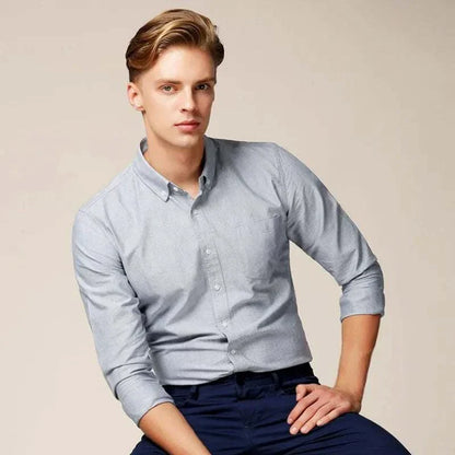 Chic Slim Fit Long Sleeve Shirt for Stylish Events