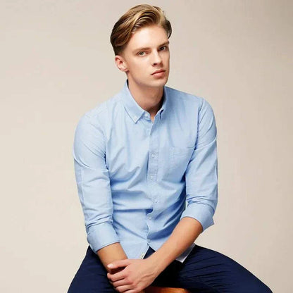 Chic Slim Fit Long Sleeve Shirt for Stylish Events