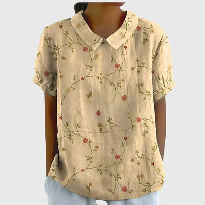Jenna™ | Floral Chiffon Top for Every Occasion