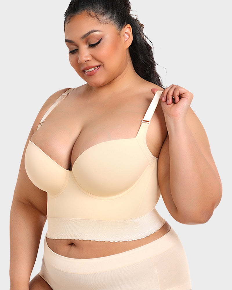 ContourFit™ Shapewear Longline Bra for Enhanced Shape