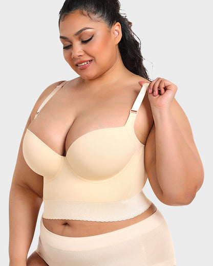 ContourFit™ Shapewear Longline Bra for Enhanced Shape