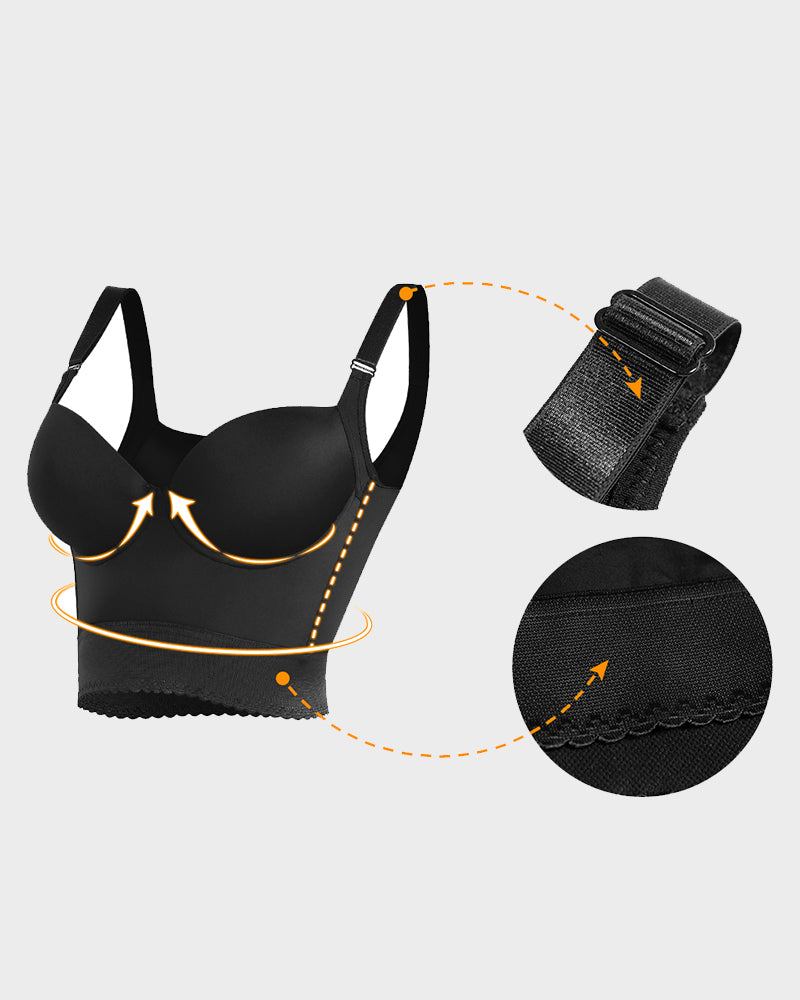 ContourFit™ Shapewear Longline Bra for Enhanced Shape