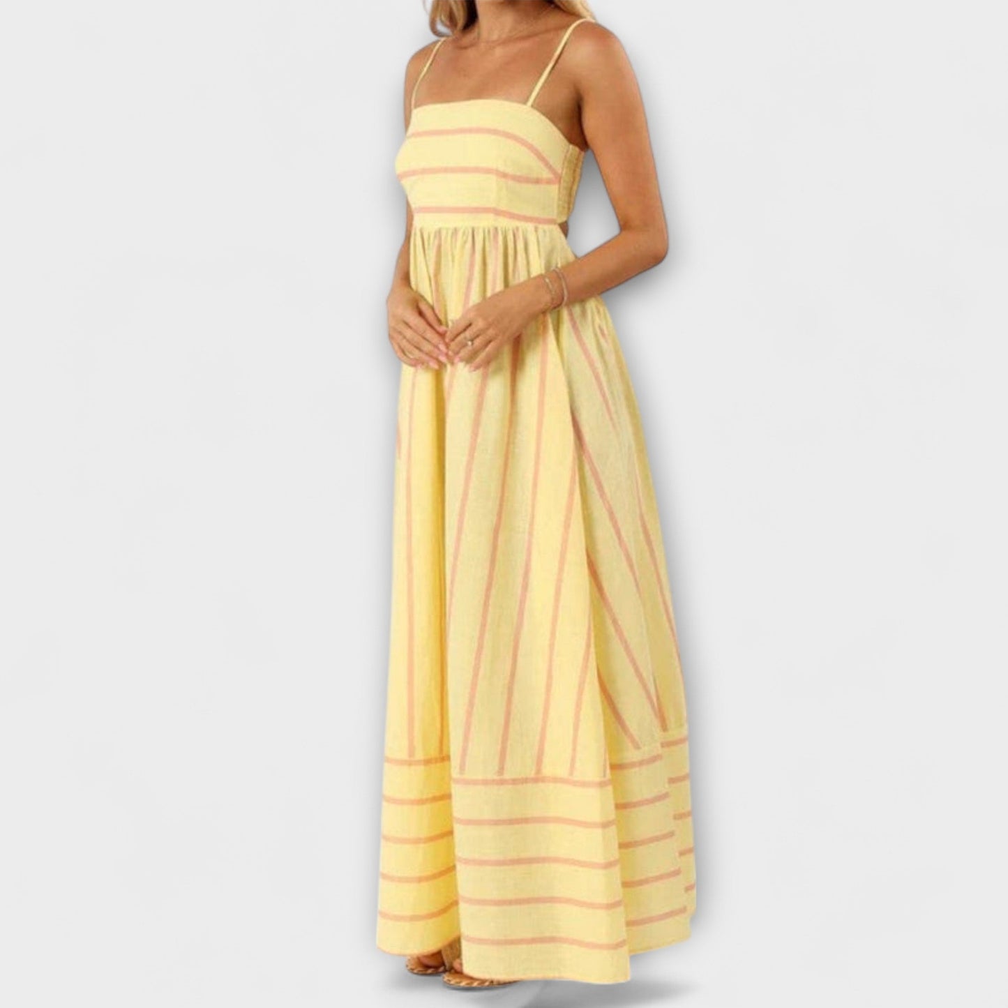 Chic Maxi Dress in Bare Bloom for Every Occasion