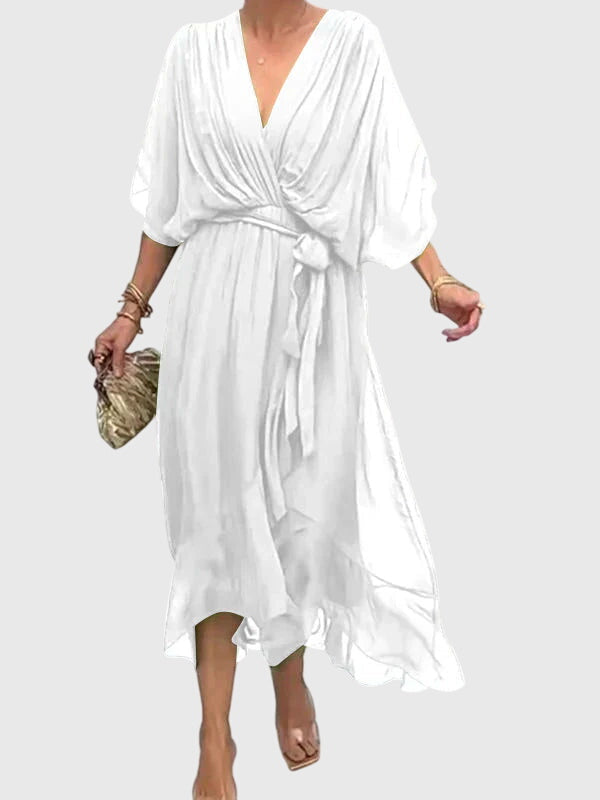 Bethany | Chic Evening Dress in Soft Fabric