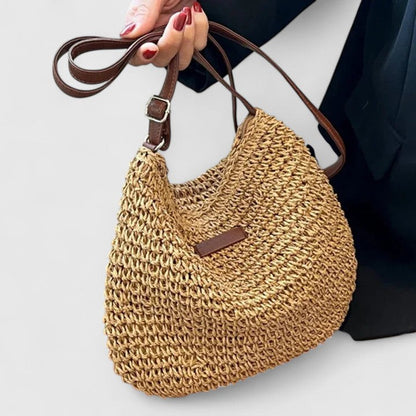 Chic Cotton Crossbody Bag for Everyday Wear